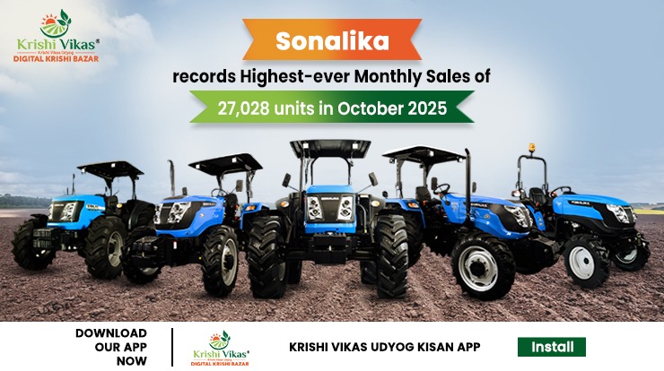 Sonalika Registers All-Time High Sales of 27,028 Tractors in October 2025