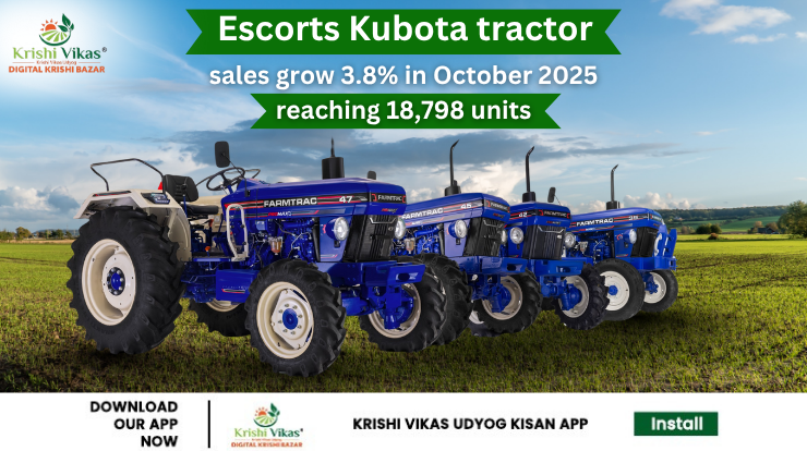 Escorts Kubota tractor sales report