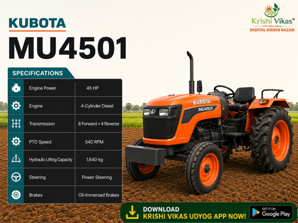 Kubota MU4501
Best Compact Tractors for Small Farms