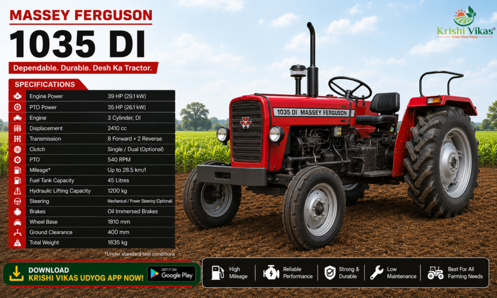 Massey Ferguson 1035 DI
Best Compact Tractors for Small Farms