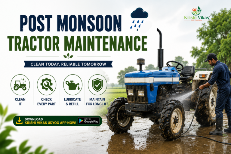 Post Monsoon Tractor Maintenance