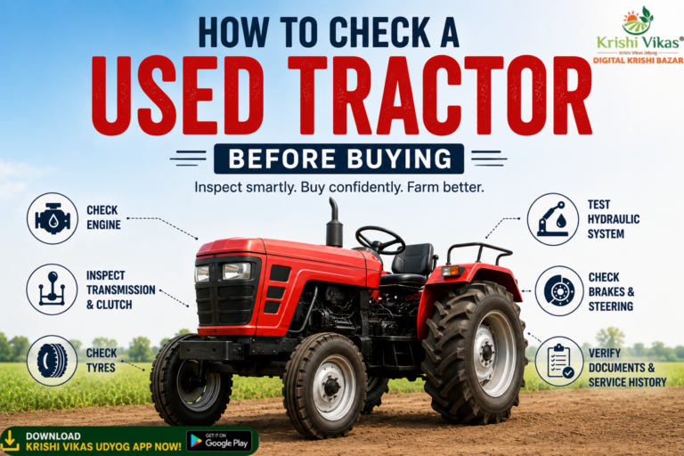 How to check a used tractor before buying