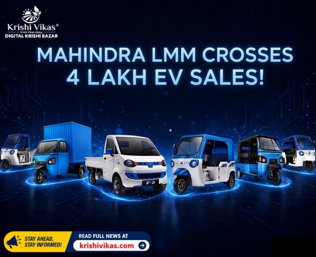 Mahindra LMM Crosses 4 Lakh EV Sales