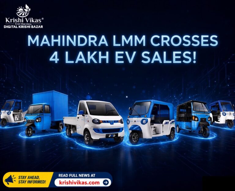 Mahindra LMM Crosses 4 Lakh EV Sales