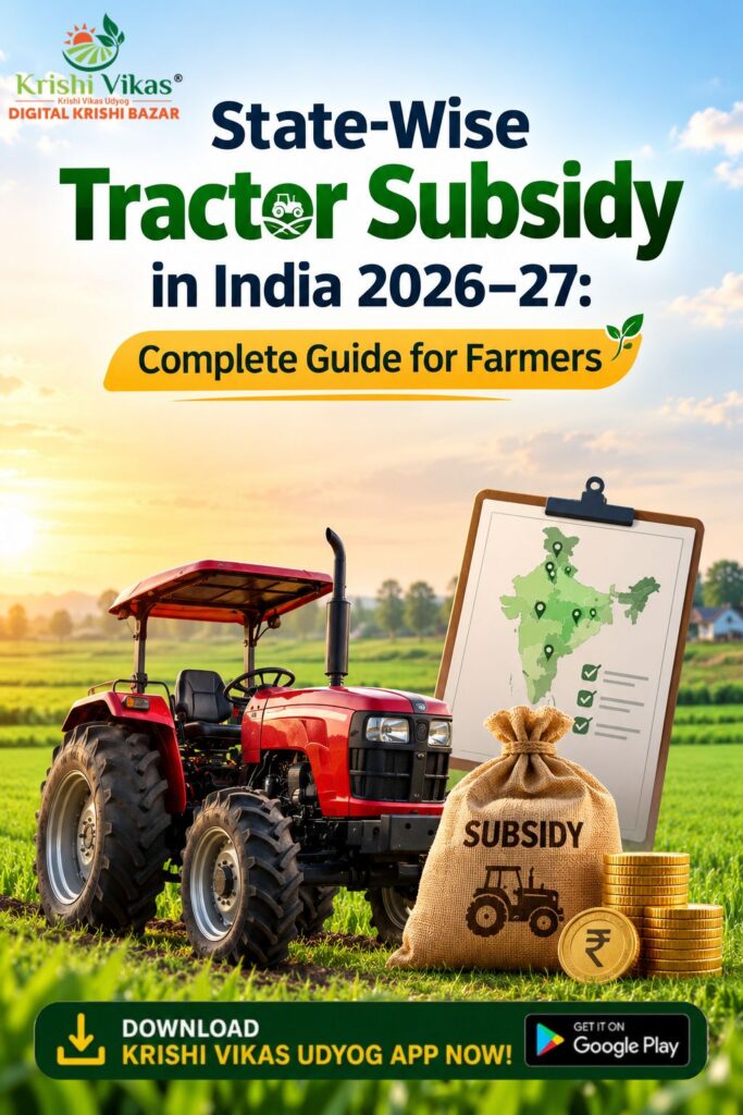 State-Wise Tractor Subsidy