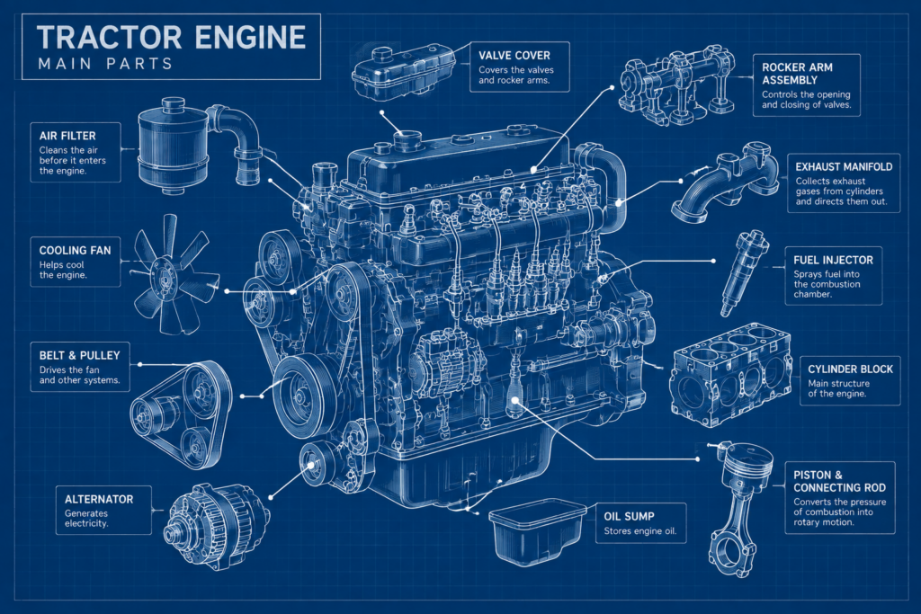 Tractor Engine