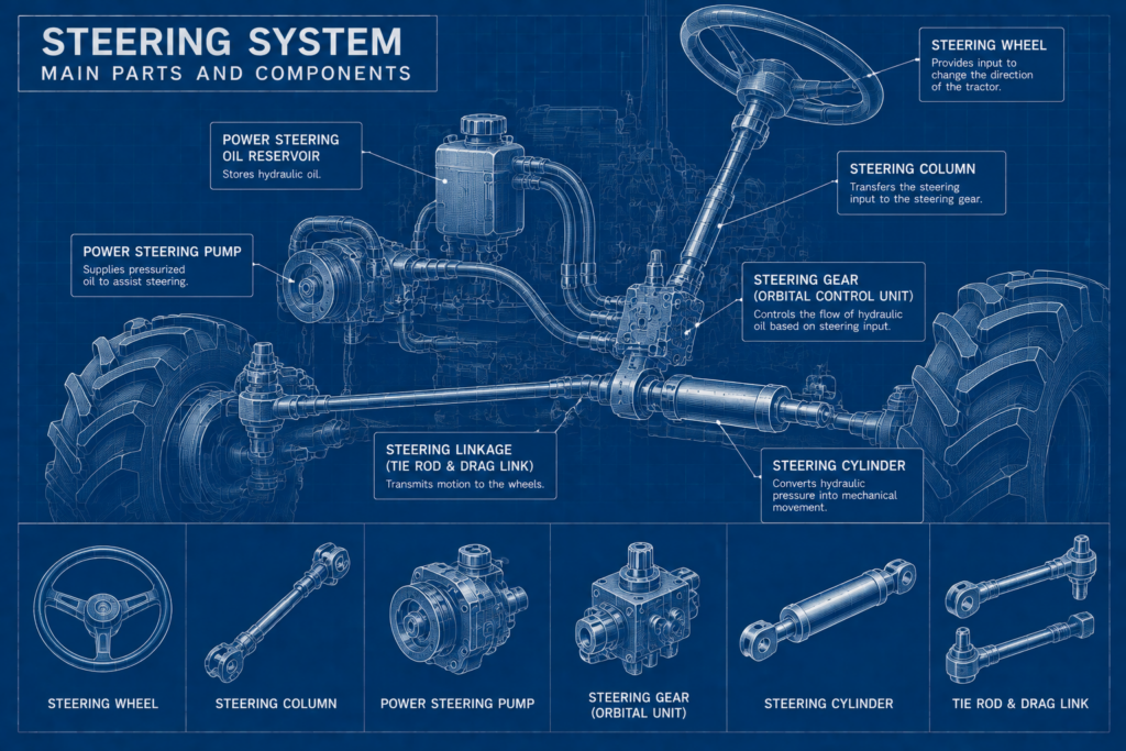 Tractor Steering System